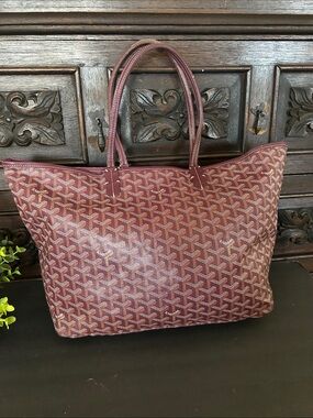 Beautiful Burgundy Tote Bag